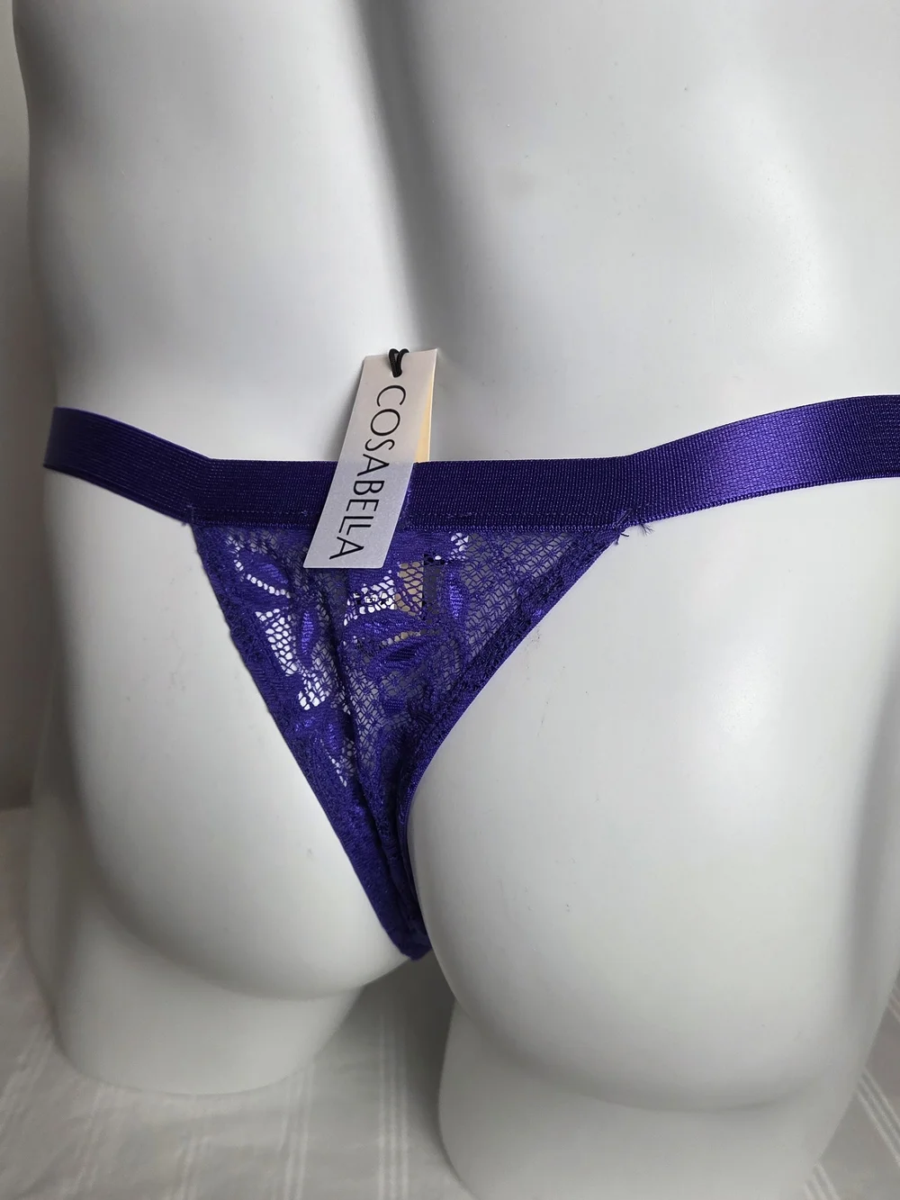 Cosabella Men's Italian Thong Briefs in Violett